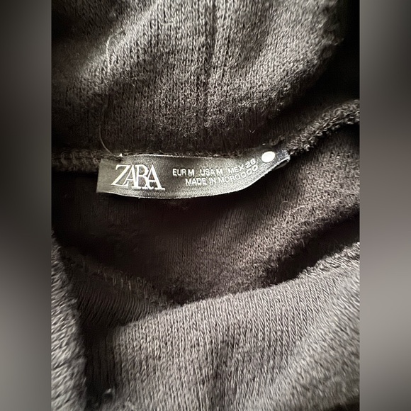 Zara Contrast Midi Dress w Pockets, Size M - Picture 10 of 12